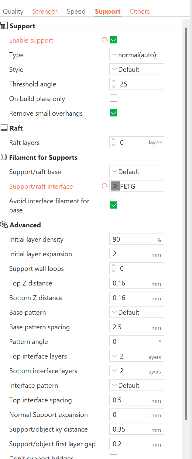 Slicer Settings 5