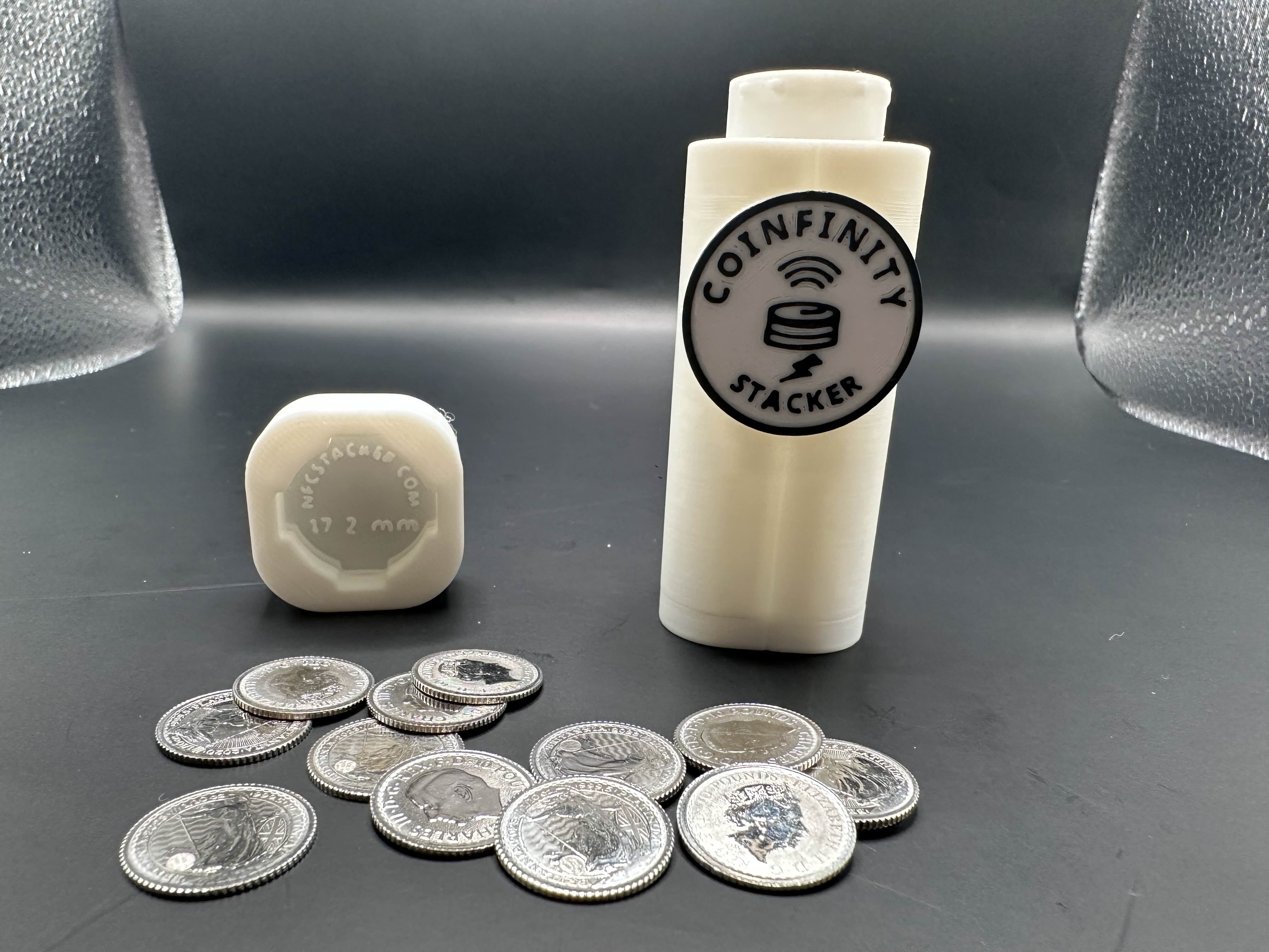 17.2mm Stacker with Platinum coin